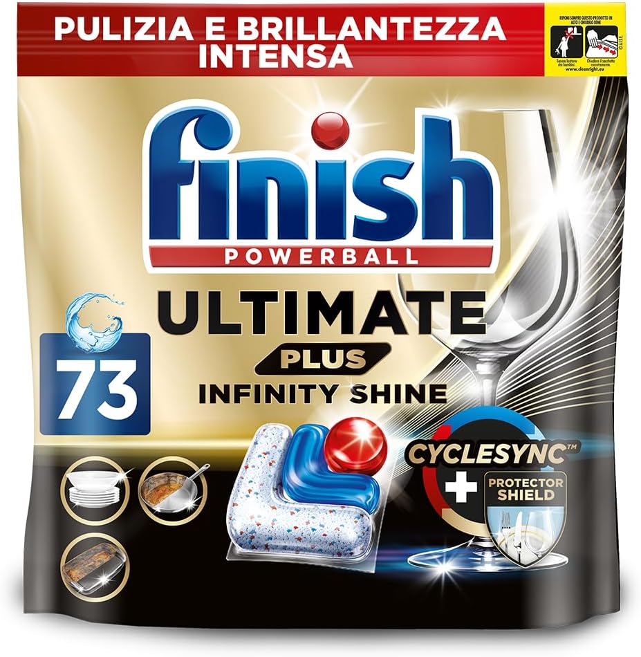 146 Capsule Lavastoviglie Finish Ultimate PLUS