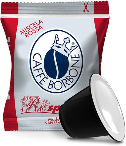 Caffè Borbone Respresso, Miscela - 120 Capsule - Compatibili con le Macchine ad uso domestico Nespresso