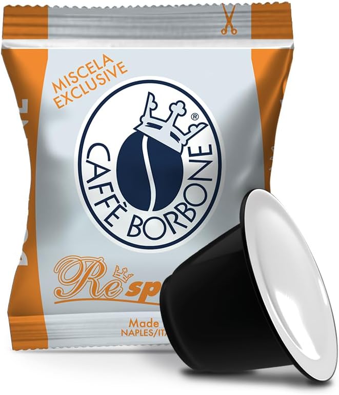 Caffè Borbone Respresso, Miscela - 120 Capsule - Compatibili con le Macchine ad uso domestico Nespresso